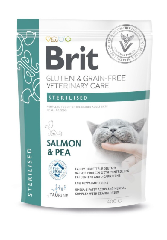 Brit GF Veterinary Care Cat Sterilised 400 g