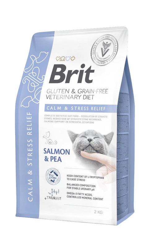 Brit GF Veterinary Diets Cat Calm & Stress Relief 2 kg