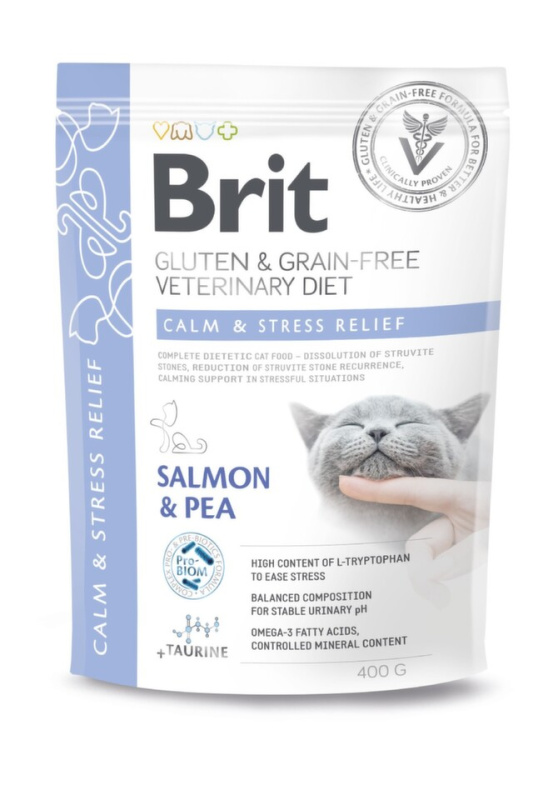 Brit GF Veterinary Diets Cat Calm & Stress Relief 400 g