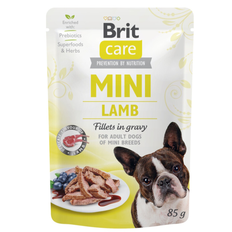 Brit Care Dog Mini Lamb fillets in gravy 85 g