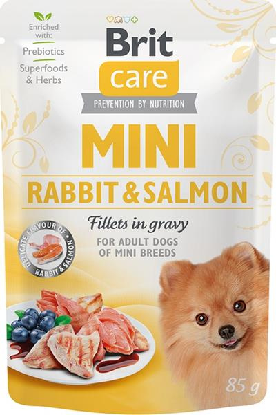 Brit Care Dog Mini Rabbit&Salmon fillets in gravy 85 g