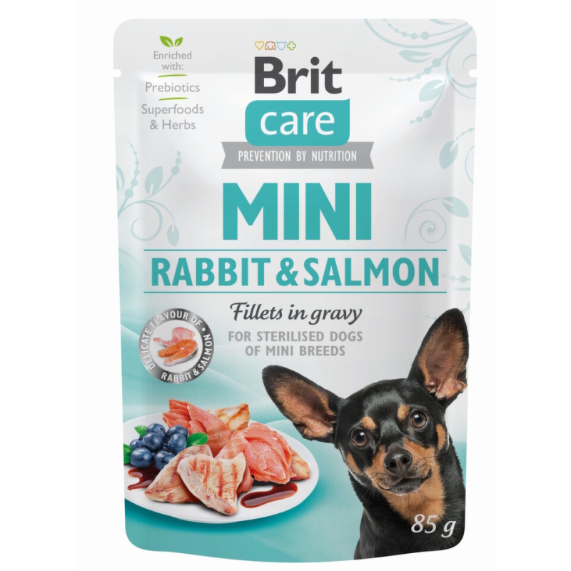 Brit Care Dog Mini Salmon&Herring steril fillets 85 g