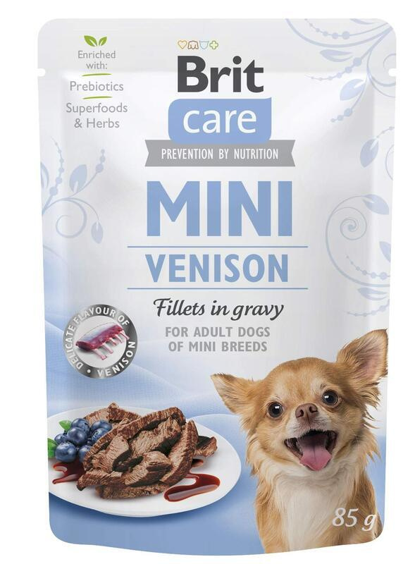 Brit Care Dog Mini Venison fillets in gravy 85 g