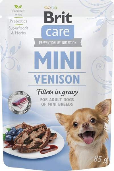 Brit Care Dog Mini Venison fillets in gravy 85 g