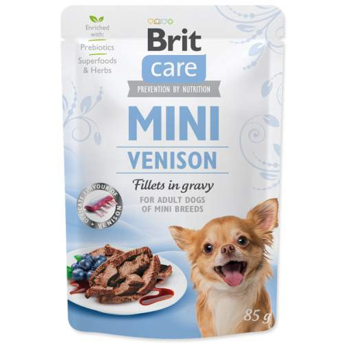 Brit Care Dog Mini Venison fillets in gravy 85 g