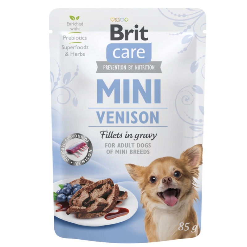 Brit Care Dog Mini Venison fillets in gravy 85 g