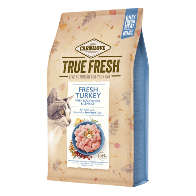 CARNILOVE True Fresh Cat Turkey 4,8 kg