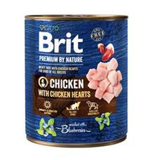 Brit Premium Dog by Nature konz Chicken & Hearts 800 g