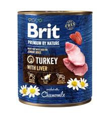 Brit Premium Dog by Nature konz Turkey & Liver 400 g