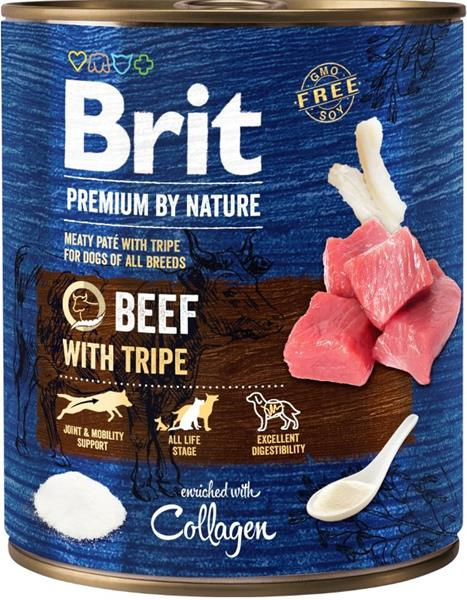 Brit Premium Dog by Nature konz Beef & Tripes  800 g