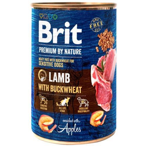 Brit Premium Dog by Nature konz Lamb with Buckwheat 400 g