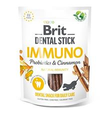 Pochoutka Brit Dental Stick Immuno s Probiotiky a Skořicí 7ks