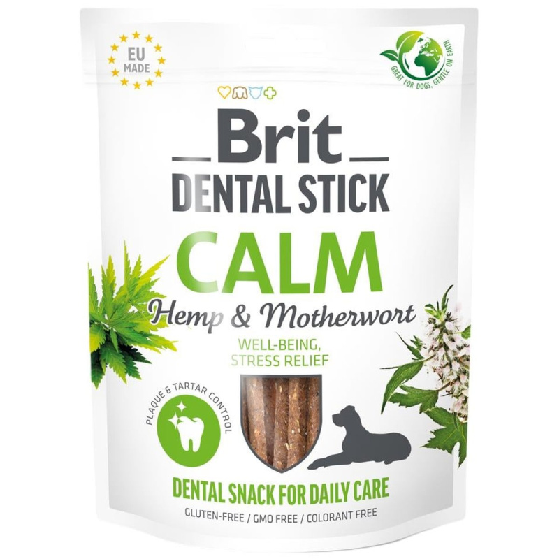 Brit Dental Stick Calm with Hemp & Motherwort pro psy
