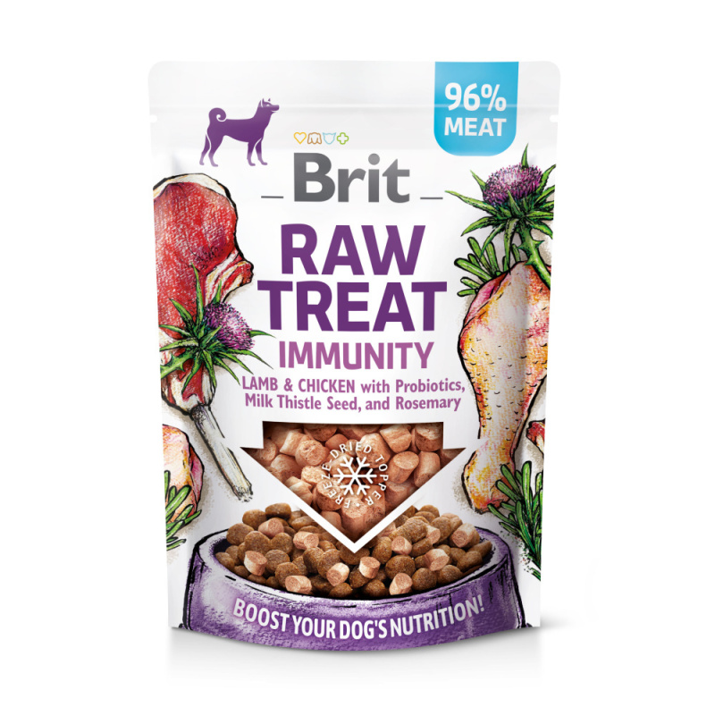 Brit Care Raw Treat Immunity 40g - Lamb/Chicken
