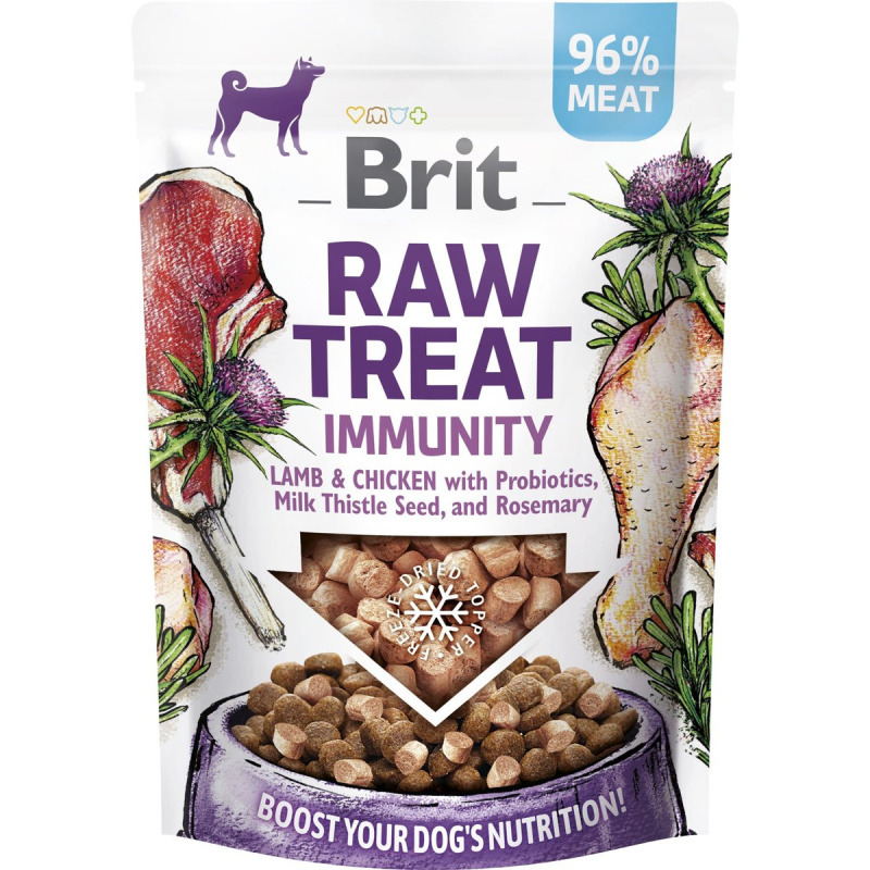 Brit Raw Treat Immunity lyofilizovaný pamlsek pro psy
