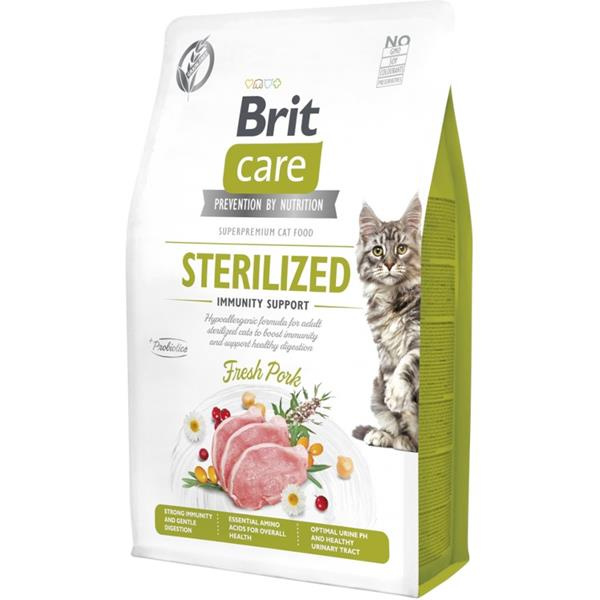 Brit Care Cat Grain-Free Sterilized Immunity Support - 2kg