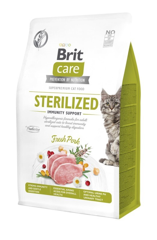 Brit Care Cat Grain-Free Sterilized Immunity Support - 2kg