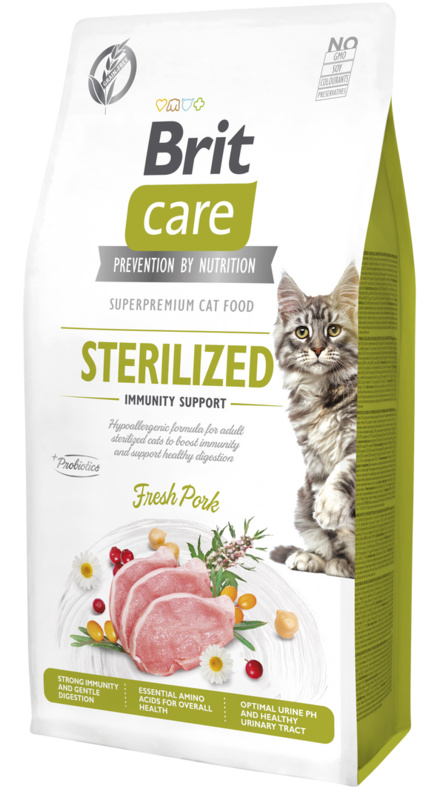 Brit Care Cat GF Sterilized Immunity Support 7kg
