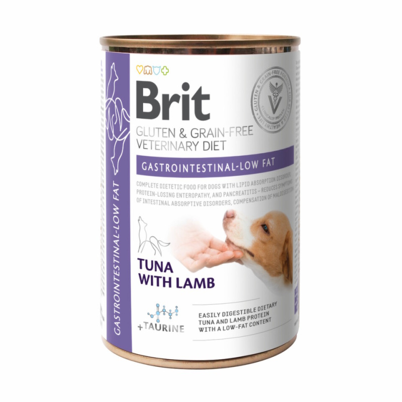 Brit VD Dog GF konz. Gastrointestinal Low Fat 400 g