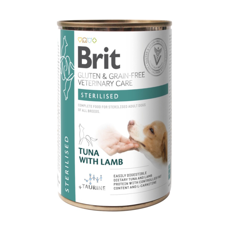 Brit VD Dog GF konz. Sterilised 400 g