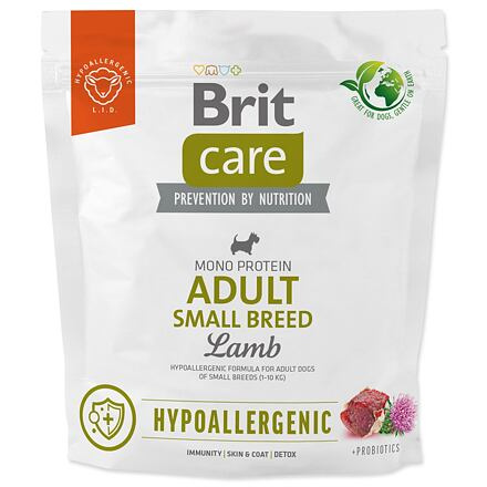 Brit Care Dog Hypoallergenic Adult Small Lamb - 1 kg