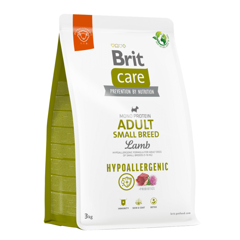 Brit Care Dog Hypoallergenic Adult Small Lamb - 3kg