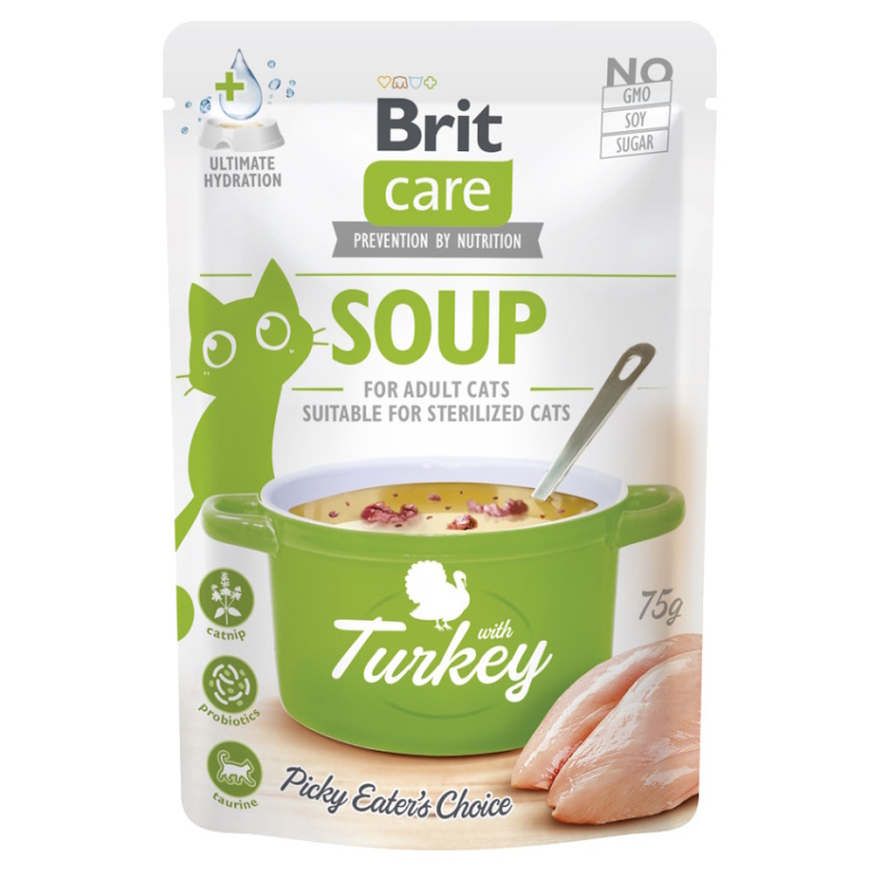 Brit Care Cat Soup with Turkey 75 g