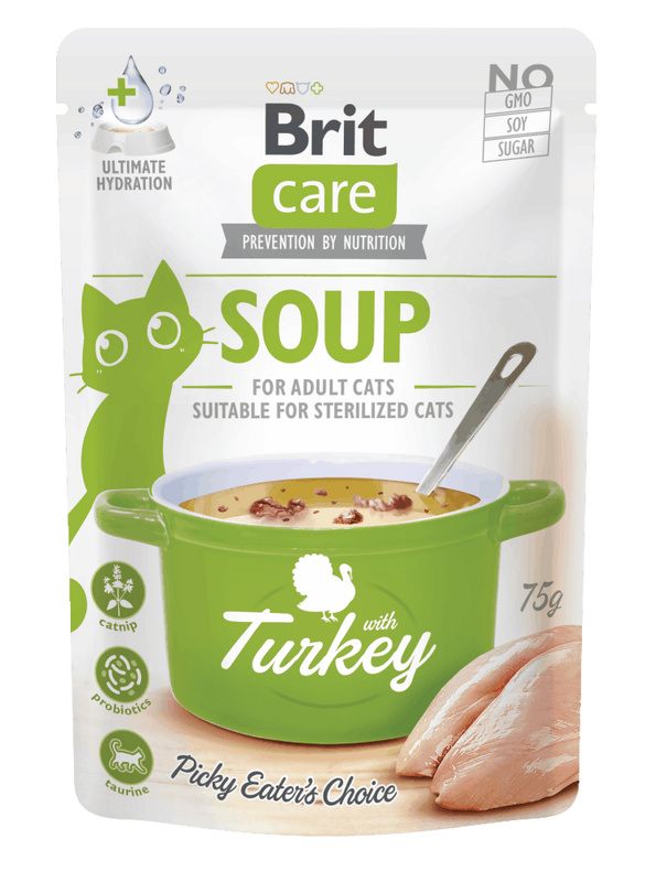 Brit Care Cat Soup with Turkey 75 g