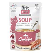 Brit Care Cat Soup with Salmon 75 g