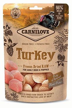 Carnilove Raw Freeze-Dried Snacks Turkey 60 g
