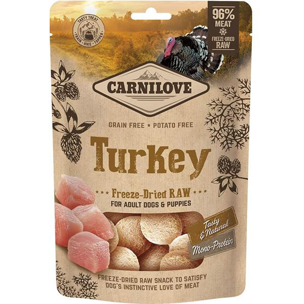 Carnilove Raw Freeze-Dried Snacks Turkey 60 g