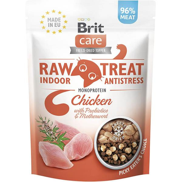 Brit Raw Treat Cat Indoor&Antistress, Chicken 40 g