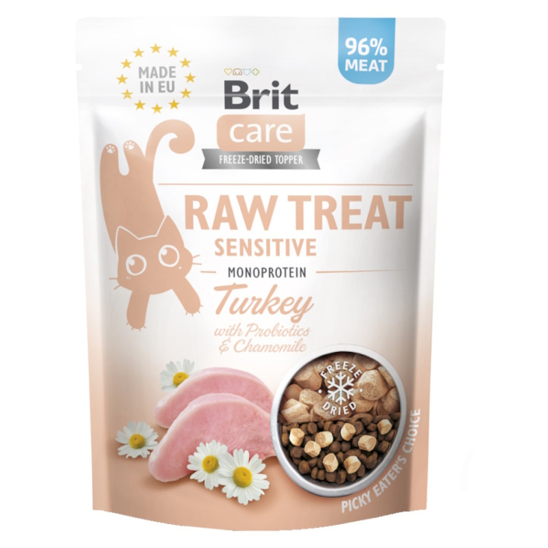 Brit Care Raw Treat Sensitive 40g - Turkey