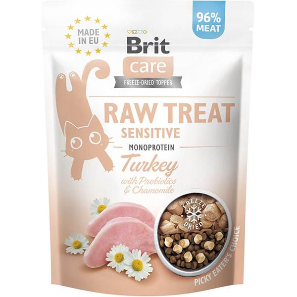Brit Care Raw Treat Sensitive 40g - Turkey