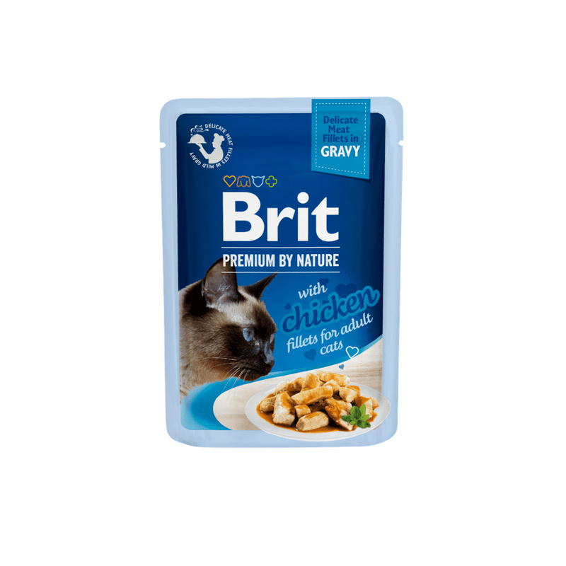 Brit Premium Cat D Fillets in Gravy With Chicken 85 g - 1 ks
