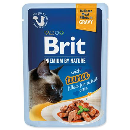 Brit Premium Cat D Fillets in Gravy With Tuna 85 g - 1 ks