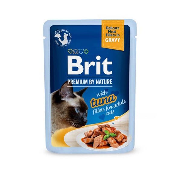 Brit Premium Cat D Fillets in Gravy With Tuna 85 g - 1 ks