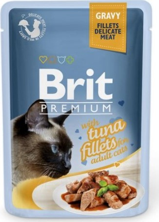 Brit Premium Cat D Fillets in Gravy With Tuna 85 g - 1 ks
