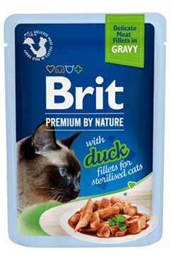 Brit Premium Cat D Fillets Gravy Duck Sterilised 85 g