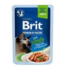 Brit Premium Cat D Fillets Gravy Duck Sterilised 85 g