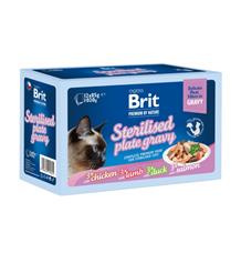 Brit Premium Cat D Fillets Gravy FamPlate Steril. 1020 g