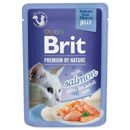 Brit Premium Cat D Fillets in Jelly with Salmon 85 g - 1 ks
