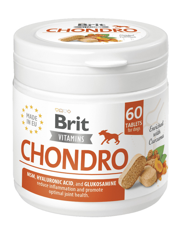 Brit Dog Vitamins Chondro 120g (60tbl) 1 bal.