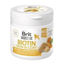 Brit Dog Vitamins Biotin Skin&Coat 120g (60tbl) 1 bal.