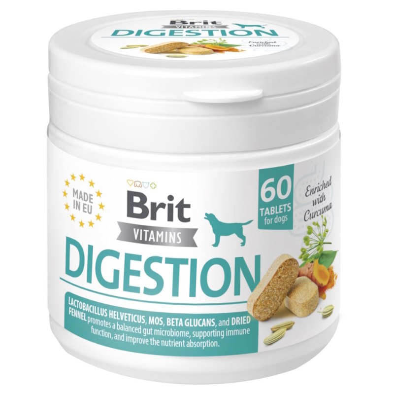 Brit Dog Vitamins Digestion 120g (60tbl) 1 bal.