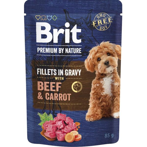 Brit Premium by Nature Adult Gravy Beef/Carrot - 85g