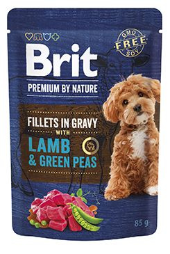 Brit Premium by Nature Adult Gravy Lamb/Green Peas - 85g