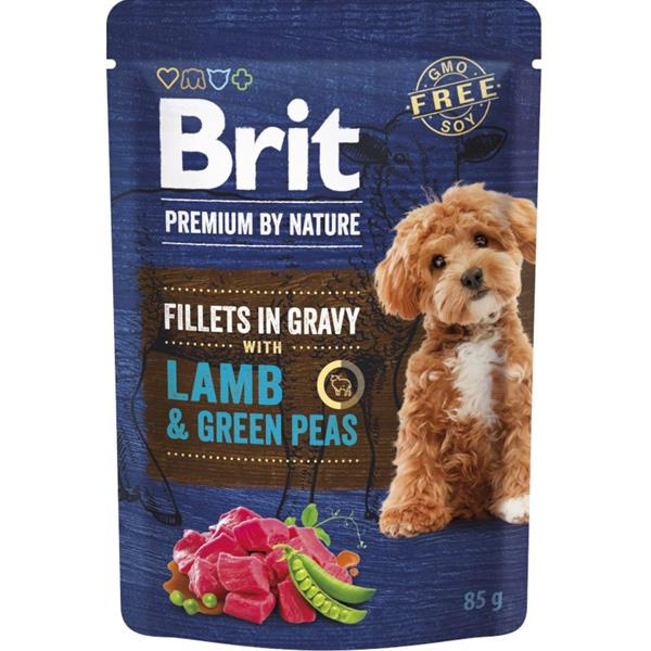 Brit Premium by Nature Adult Gravy Lamb/Green Peas - 85g