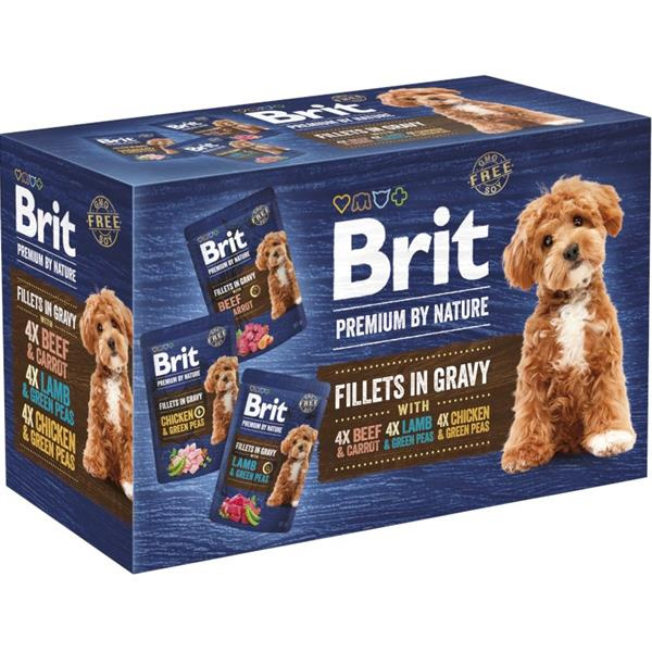 Brit Premium Dog Fillets Gravy Multipack 1020g