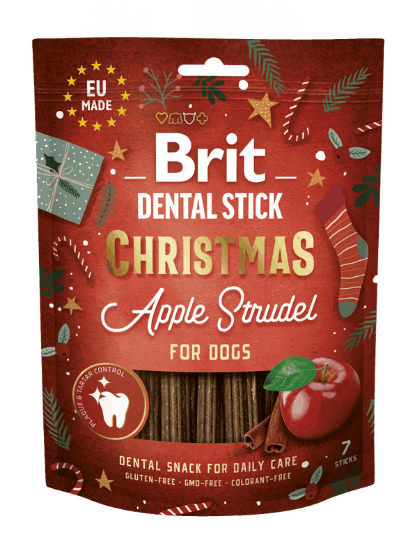 Brit Christmas Dog Dental Snack 250 g